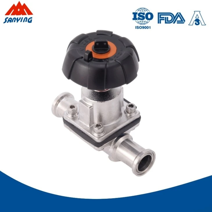3A Manual SS304/316 Sanitary Diaphragm Valve factory