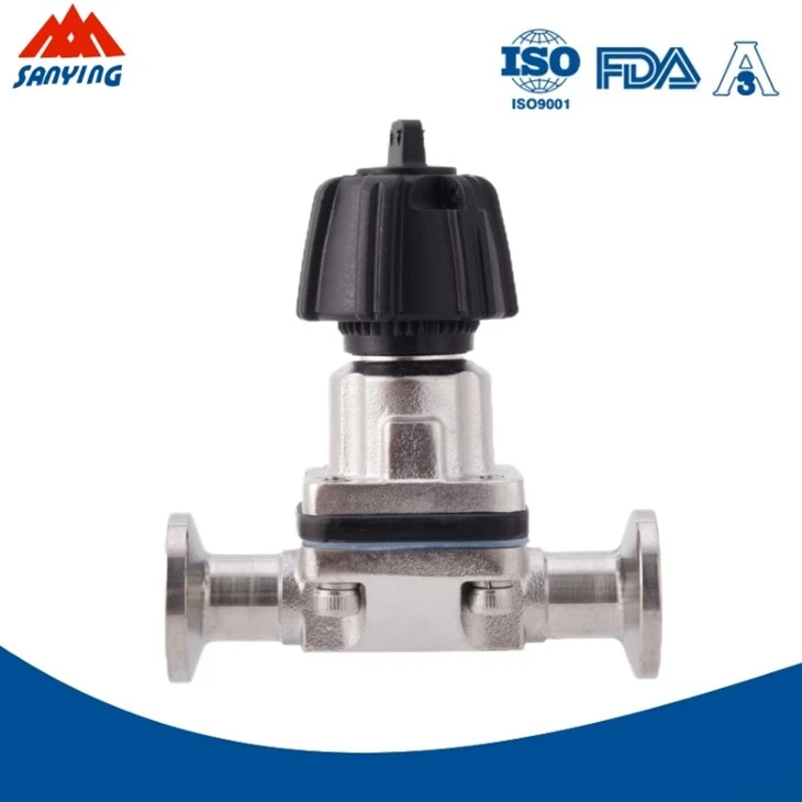 3A Manual SS304/316 Sanitary Diaphragm Valve high quality